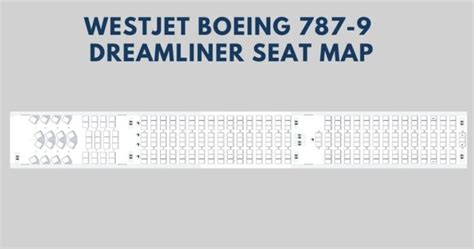 boeing 787 9 seat map westjet.